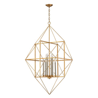 Connexions 24'' Wide 8-Light Pendant - Gold Leaf