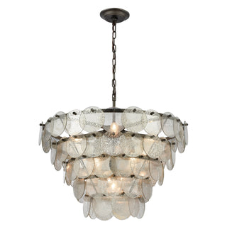 Airesse 25'' Wide 9-Light Chandeliers - Brushed Slate