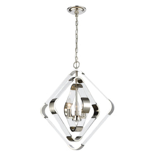 Rapid Pulse 20'' Wide 3-Light Pendant - Polished Nickel