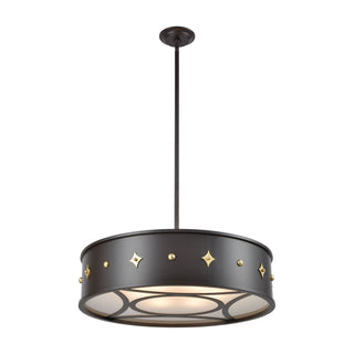 Roman 25'' Wide 6-Light Chandeliers - Oil Rubbed Bronze