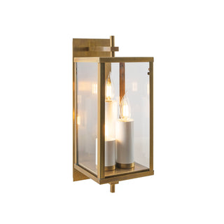 Back Bay Outdoor Wall Lights - Aged Brass