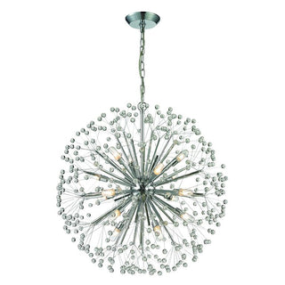 Starburst 27" Wide 16-Light Chandelier