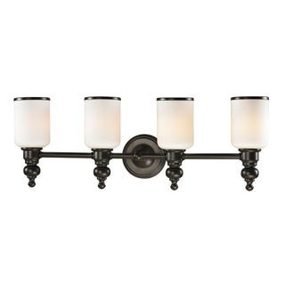 Bristol Way 29'' Wide 4-Light Vanity Light - Oil Rubbed Bronze