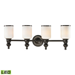 Bristol Way 29'' Wide 4-Light Vanity Light - Oil Rubbed Bronze