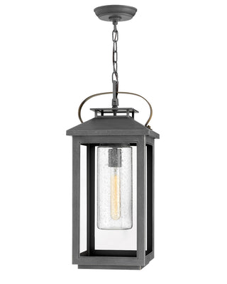 Atwater Large Hanging Lantern In Gray Finish
