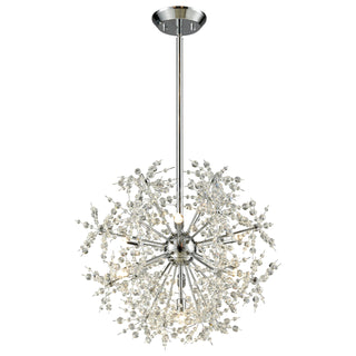 Snowburst 20'' Wide 7-Light Chandeliers - Polished Chrome