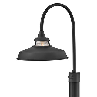 Troyer Medium Post Mount Lantern in Black