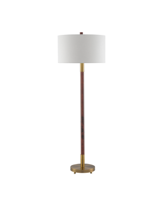 Bravo Mahogany Floor Lamp