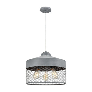 Darkhorse 16'' Wide 3-Light Chandeliers - Concrete