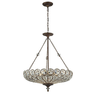 Christina 26'' Wide 6-Light Chandeliers - Mocha