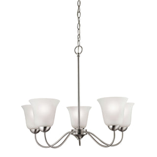 Conway 26'' Wide 5-Light Chandeliers - Brushed Nickel