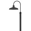 Forge Large Post Mount Lantern in Black