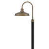 Forge Large Post Mount Lantern in Burnished Bronze