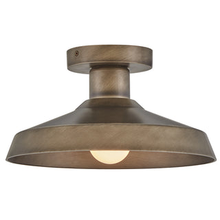 Forge Small Flush Mount in Burnished Bronze