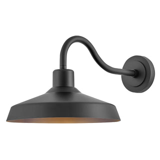 Forge Large Wall Mount Barn Light in Black