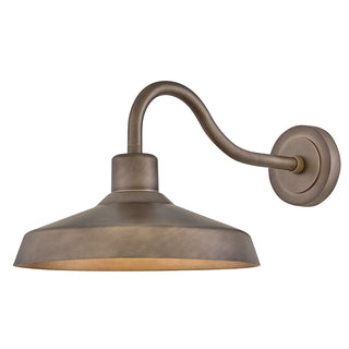 Forge Large Wall Mount Barn Light in Burnished Bronze