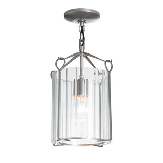 Bow Semi-Flush Vintage Platinum / Clear Glass (ZM)