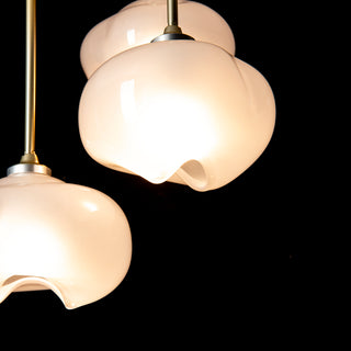 Ume 3-Light Semi-Flush Modern Brass / Frosted Glass (FD)