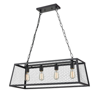 Grange 31'' Wide 4-Light Chandeliers - Oil Rubbed Bronze