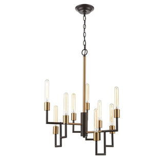 Congruency 23'' Wide 9-Light Chandeliers - Oil Rubbed Bronze