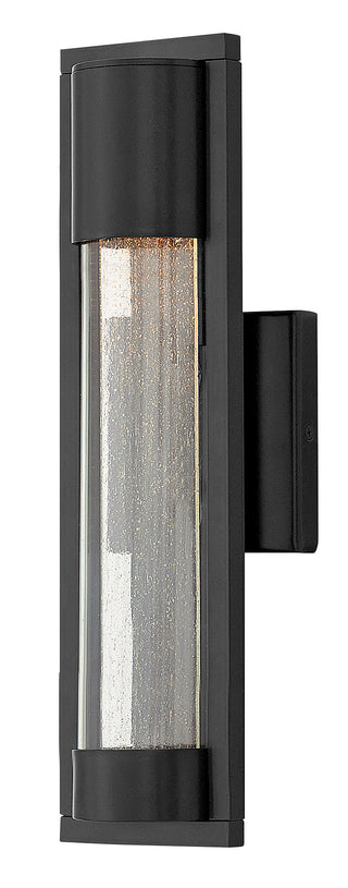 Mist Medium Wall Mount Lantern In Black Finish