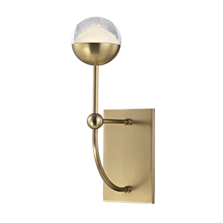 Boca Wall Sconce with Aged Brass Finish