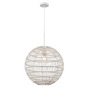 Simoom 19'' Wide Pendant - White