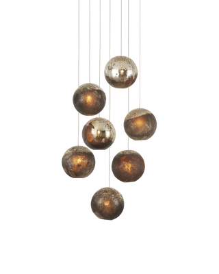 Pathos 7-Light Round Multi-Drop Pendant