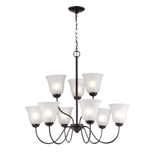 Conway 26'' Wide 9-Light Chandeliers - Oil Rubbed Bronze