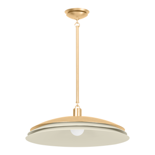 ONEIDA Pendant with VINTAGE GOLD LEAF/SOFT SAND Finish