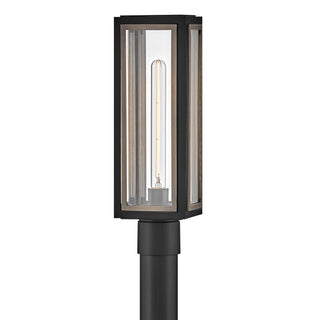 Shaw Medium Post Mount Lantern in Black
