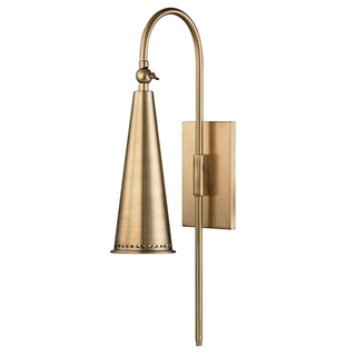 Alva Wall Sconce Aged Brass