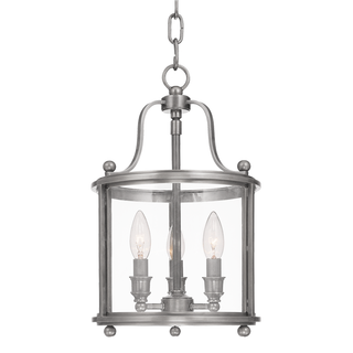 Mansfield Lantern with Antique Nickel Finish