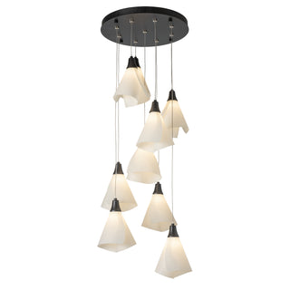 Mobius 9-Light Pendant Black / Spun Frost (SH) / STANDARD