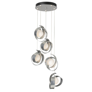 Riza 5-Light Pendant Sterling / Opal Glass (GG) / STANDARD