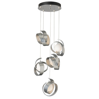 Riza 5-Light Pendant Sterling / Opal Glass (GG) / STANDARD