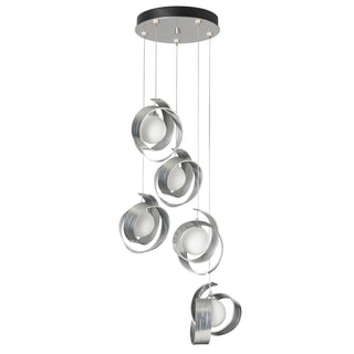 Riza 5-Light Pendant Sterling / Opal Glass (GG) / STANDARD