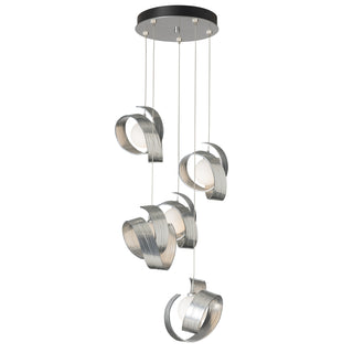 Riza 5-Light Pendant Sterling / Opal Glass (GG) / STANDARD