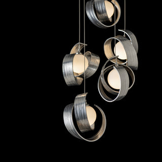 Riza 5-Light Pendant Sterling / Opal Glass (GG) / STANDARD