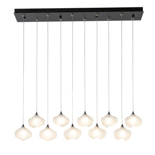 Ume 10-Light Pendant Black / Frosted Glass (FD) / STANDARD