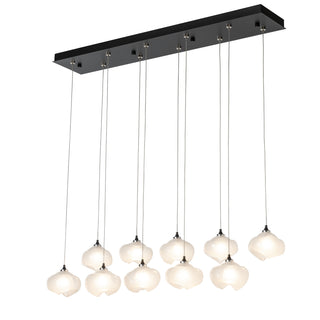 Ume 10-Light Pendant Black / Frosted Glass (FD) / STANDARD