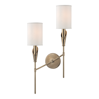 Tate Wall Sconce Aged Brass