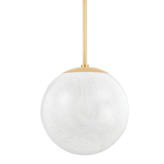Burlington Pendant with Aged Brass Finish
