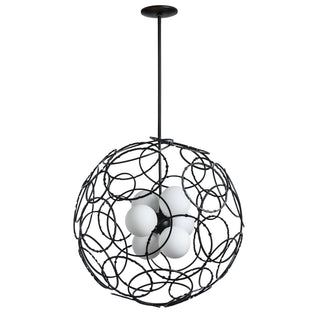 Olympus Orb Pendant Black / Opal Glass (GG) / MULTIPLE