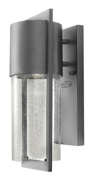 Shelter Medium Wall Mount Lantern In Gray Finish