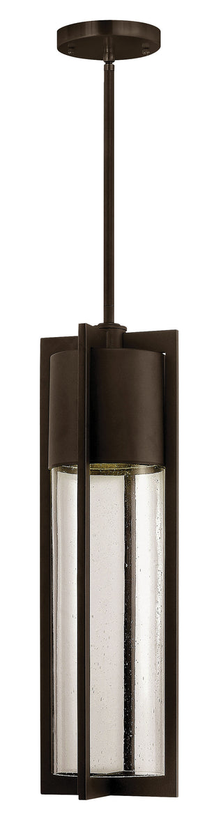 Shelter Large Hanging Lantern In Dark Bronze Finish