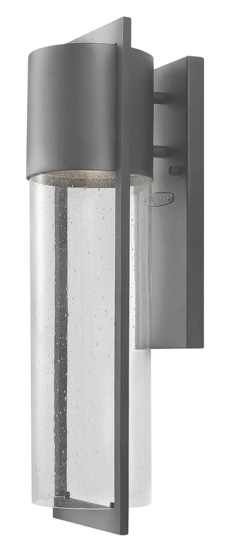 Shelter Medium Wall Mount Lantern In Gray Finish