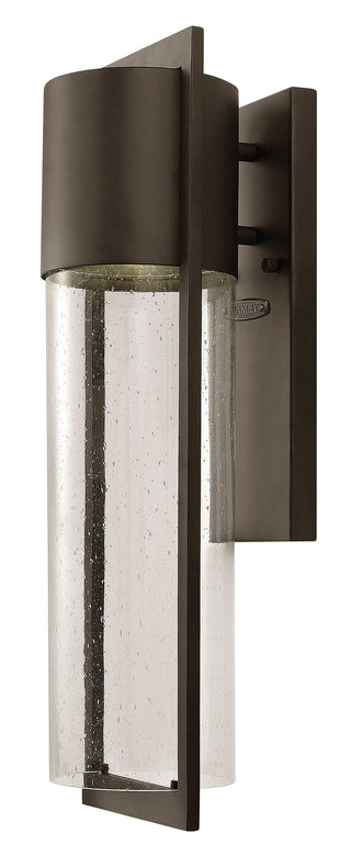 Shelter Medium Wall Mount Lantern In Dark Bronze Finish
