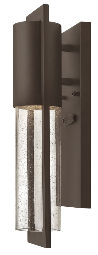 Shelter Medium Wall Mount Lantern In Dark Bronze Finish
