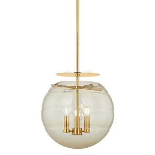 GILL PENDANT with AGED BRASS Finish